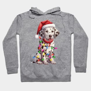 Christmas Dalmatian Hoodie